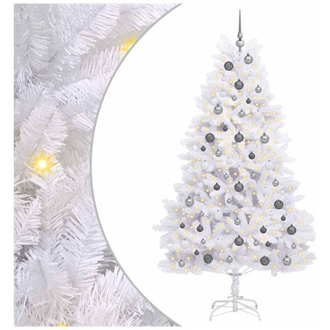 Albero di Natale artificiale Bianco 106 x 106 x 210 cm - Foto 1