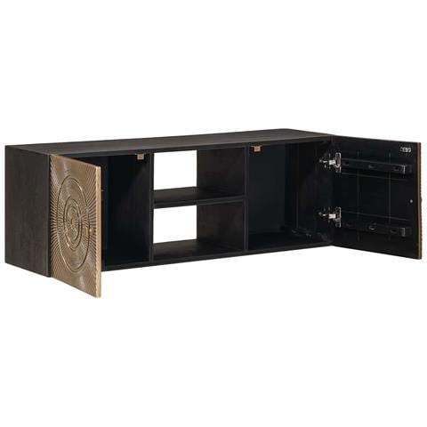 Mobile TV con lo scaffale con porta Ottone 105 x 30 x 35 cm - Foto 2
