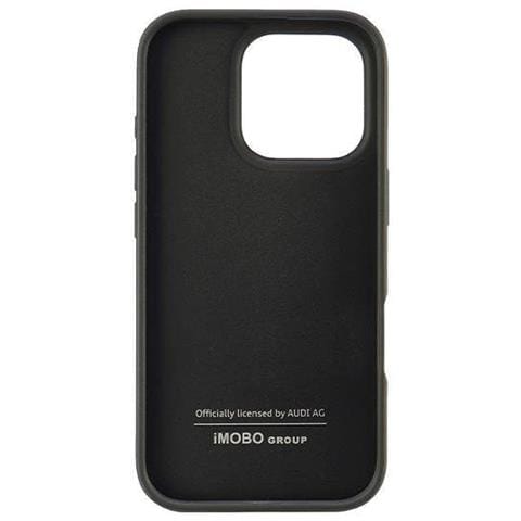 Custodia In Pelle Sintetica Audi Per Iphone 16 Pro (6.3"") Nera - Foto 2