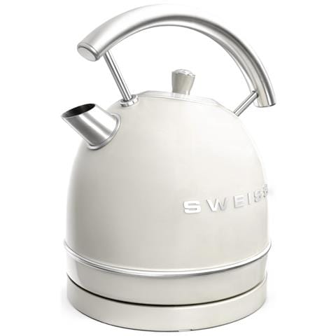 Bollitore vintage KTL8 1,8L e base girevole a 360°C, 2200W, beige - Foto 6