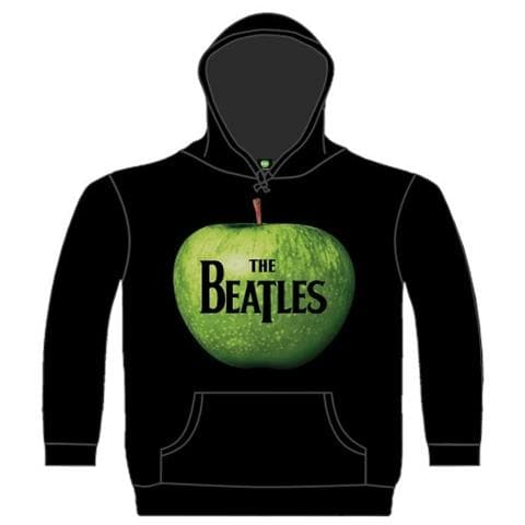 Beatles (The) - Apple Black (Felpa Con Cappuccio Unisex Tg. L)  - Foto 1