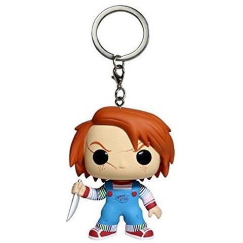 Portachiavi Chucky Pop Movies Vinile Figura Chucky 4 Cm - Foto 2