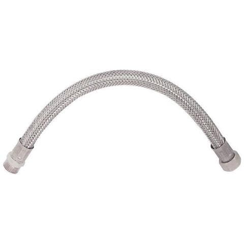 Somatherm Flexible Sanitaire En Inox Acs Dn8 - débit Standard - l 30 cm - mâle Droit 3/8 ' - femelle Droit - ecrou Tournant 1/2' - Foto 1