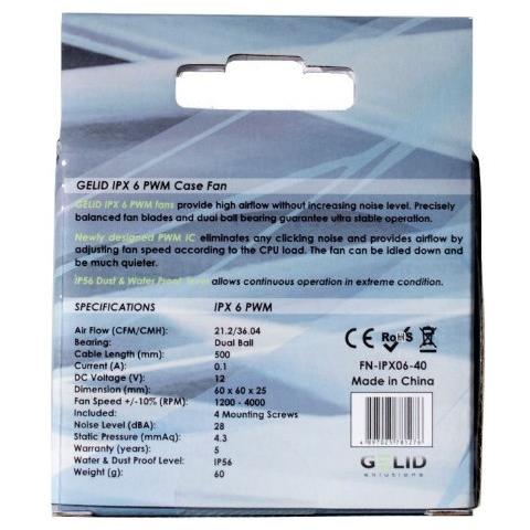 Ventola Industriale IPX con Certificazione IP56 60mm Colore Nero - Foto 4