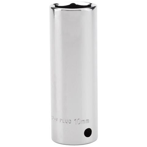 Chiave a bussola per candele 3//8 65mm filettatura 12mm presa 18mm acciaio Draper