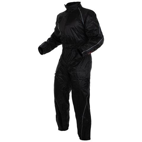 Tuta Cerata Impermeabile Completo Anti Pioggia Moto Scooter Antiacqua Nero Xs - Foto 1