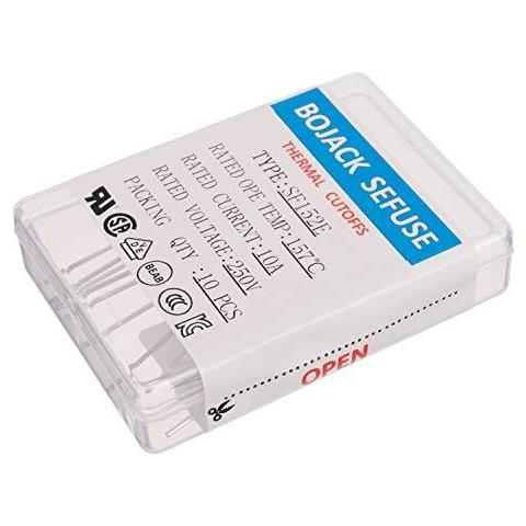 Sf152e Sefuse 10a 250v Termici Con Fusibile 157 Gradi Celsius Tagli Termici (confezione Da 10 Pezzi) - Foto 4
