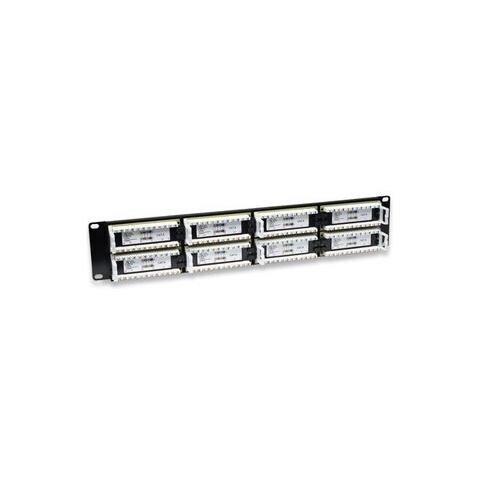 560283, Nero, 10Base-T, 100Base-TX, 1000Base-T, Gigabit Ethernet, 2U, RJ-45, Cat6 - Foto 1