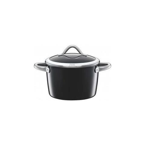 Pentola c / coperchio vitaliano 22cm 4,7lt. nero silargan - Foto 1