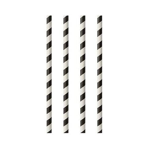 87010 Cannuccia Monouso 100 Pz Nero, Bianco - Foto 1