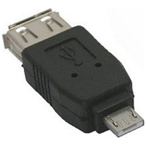 Start Adattatore Connettore Usb Femmina To Microusb Maschio Black - Foto 1