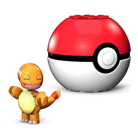 Mega Construx Gfc88 Pokemon Charmander Figura, Multicolore - Foto 1