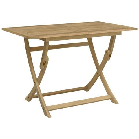 Tavolo Da Giardino Pieghevole 120x70x75cm Legno Massello Acacia - Foto 1