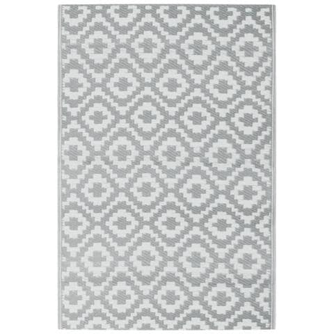 Tappeto Da Esterni Grigio 190x290 Cm In Pp - Foto 2