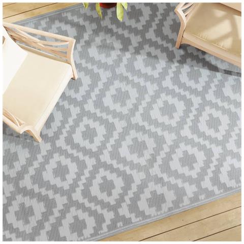 Tappeto Da Esterni Grigio 190x290 Cm In Pp - Foto 1