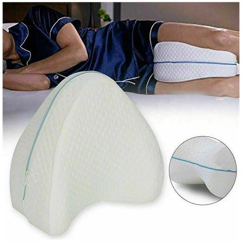 Cuscino Per Gambe Memory Foam Supporto Ortopedico Ginocchia Schiena Lavabile - Foto 3