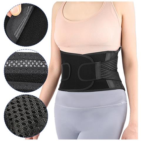 061 Cintura Di Supporto Per La Schiena Traspirante Con Piastra In Acciaio  Xl - Foto 2