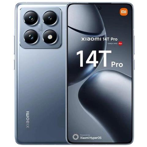 14T Pro 5G 512GB 12GB Ram Display Size: 6.67 AMOLED Main Camera 50MP Leica Lens Dual nanoSim (+eSim) USB Type-C HyperOS Mediatek Dimensity 9300+ 5000mAh Titan Blue - Foto 1