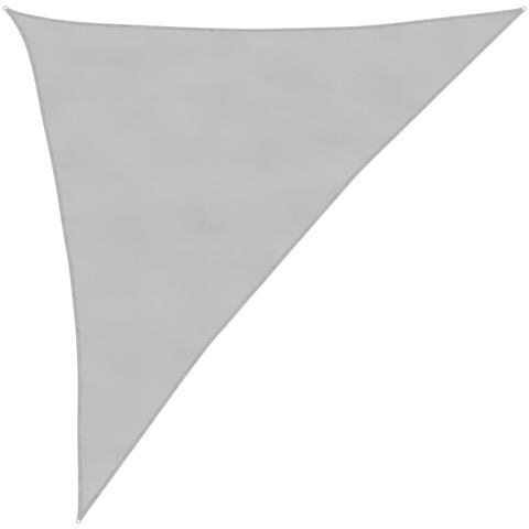 Vela Parasole Grigio Chiaro 3x4x5 M 100% Poliestere Oxford - Foto 2