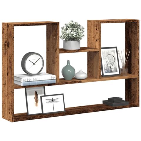 Scaffale A Parete Legno Vecchio 99x15x60 Cm In Truciolato - Foto 1