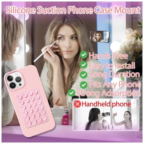 Supporto A Ventosa In Silicone Per Telefono Black - Foto 5