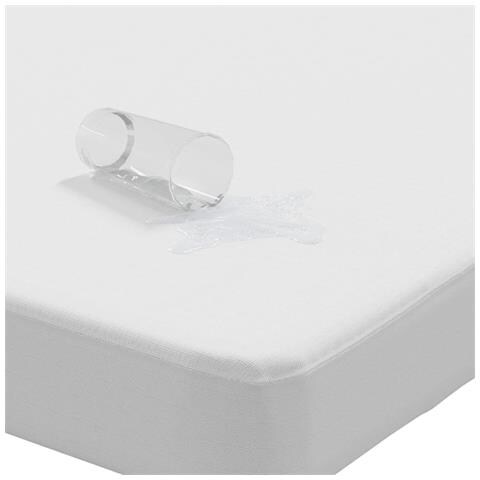 Coprimaterasso Bianco 140x190 Cm Impermeabile - Foto 3