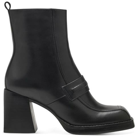 Black Elegant Closed Booties Stivaletti Pelle Scarpe Donna Nero Eu 37, 1-25387-41 001 - Foto 2