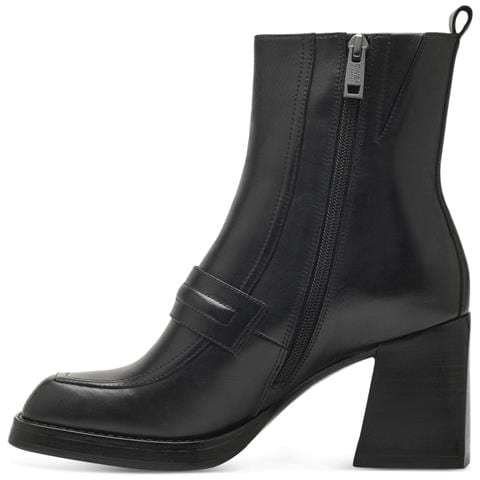 Black Elegant Closed Booties Stivaletti Pelle Scarpe Donna Nero Eu 37, 1-25387-41 001 - Foto 3