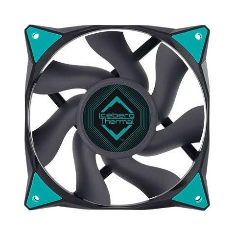 Kit da 2 Ventole per Case PC ICT 71482 Colore Nero - Foto 2