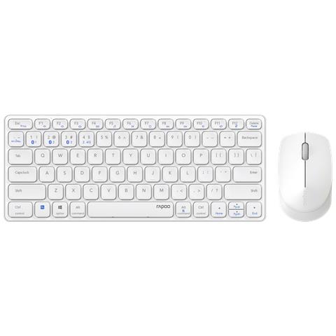 9600M tastiera Mouse incluso Ufficio QWERTZ Tedesco Bianco - Foto 1