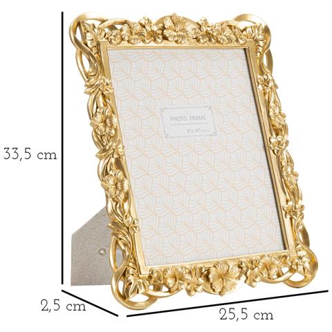 Portafoto Olistic 10 - Oro - Poliresina - 27,8x2,5x33,5 Cm - Foto 6