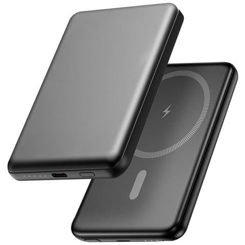 Batteria 5000 Mah 15w Usb C Alluminio Riciclato, Grigio Scuro - Foto 5