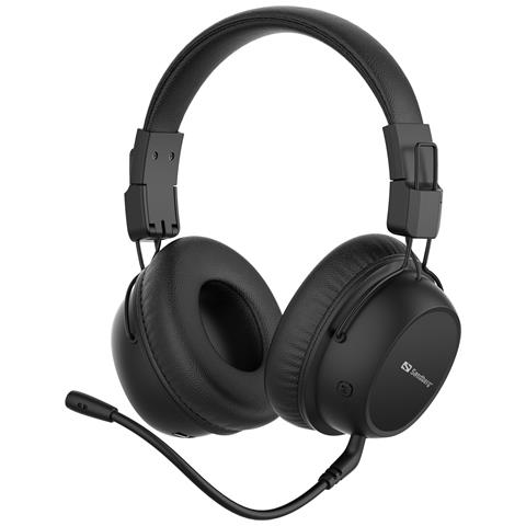 126-36 cuffia e auricolare Wireless A Padiglione Gaming USB tipo-C Bluetooth Nero - Foto 1