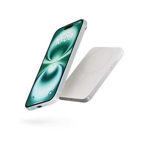 Pro 1 Slim 5000 mAh Carica wireless Bianco - Foto 6