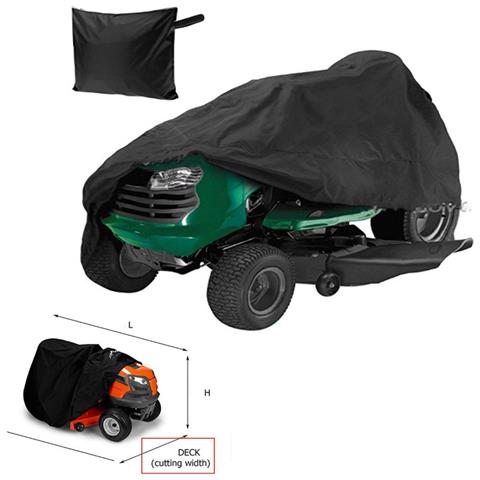 Copertura Impermeabile Per Tosaerba - Tessuto Oxford 210d, Protezione Antipolvere Per Trattorini Black Xxl - Foto 1