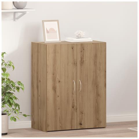 Armadio per Ufficio Rovere Artigianale 60x32x77,5 cm Legno Ingegnerizzato - Foto 2