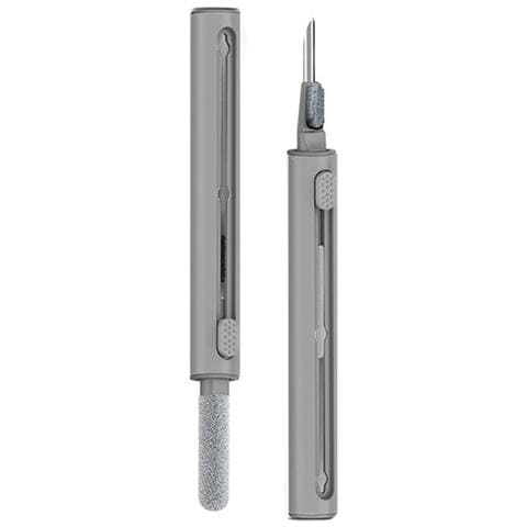 Spazzola Di Pulizia 2.0 Per Auricolari Bluetooth - Penna Multifunzione Per Auricolari, Tastiere E Altro Grey - Foto 1