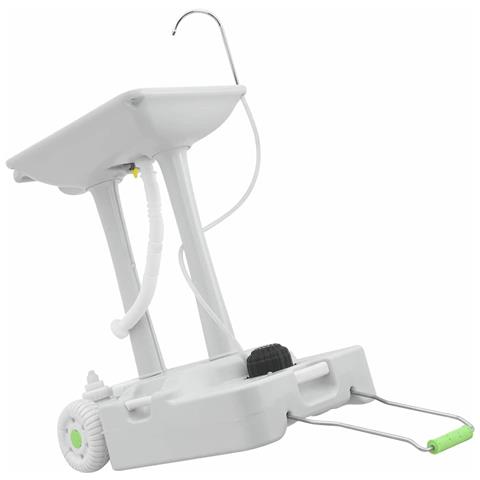 Lavandino portatile da campeggio Grigio 72 x 42 x 103 cm - Foto 9