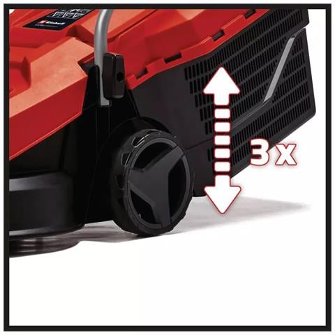 GC-EM 1000/32 Tagliaerba a spinta AC Nero, Rosso - Foto 6