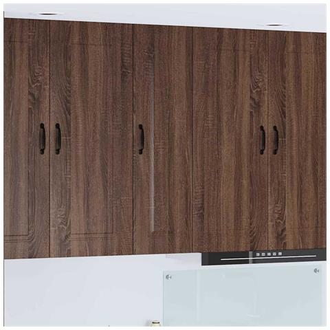 Pensile cucina con lo scaffale Rovere Marrone 30 x 31 x 100 cm - Foto 2