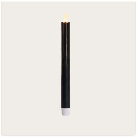 Candela Elettronica A Led Serie Magic Black - Diametro 2 Cm, Altezza 24,5 Cm - Foto 1