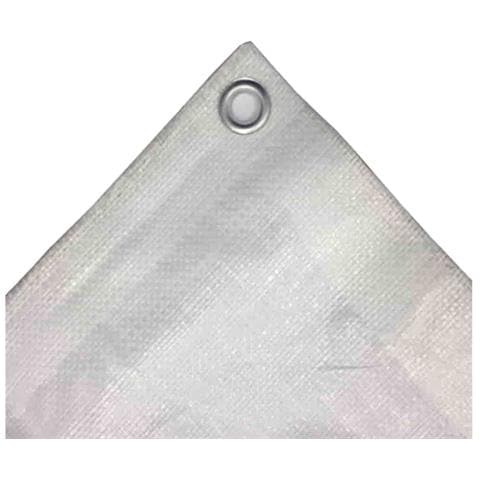 Telo Impermeabile 180g/m²  3x5m (15m²) Bianco - Copertura Protettiva Multiuso - Foto 1