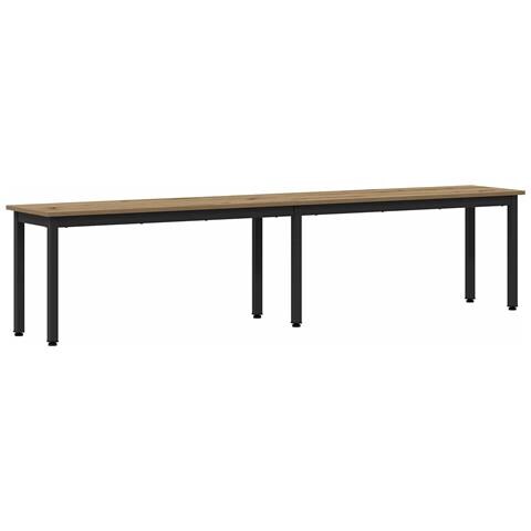 panchina Rovere Artigianale 200 x 35 x 45 cm Legno multistrato - Foto 1