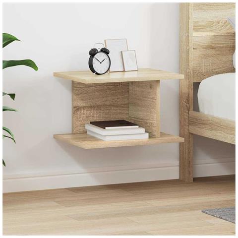 Comodino Rovere Sonoma 40 x 30 x 25 cm Legno multistrato - Foto 2