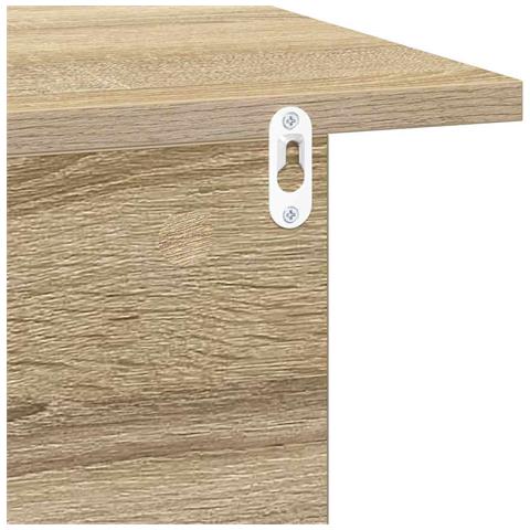 Comodino Rovere Sonoma 40 x 30 x 25 cm Legno multistrato - Foto 9
