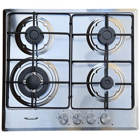 Piano Cottura da Incasso a Gas 4 Fuochi 60cm Inox M6-40BTF - Foto 1