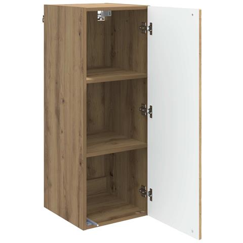 Mobiletto a muro Rovere Artigianale 33 x 34,5 x 90 cm - Foto 2