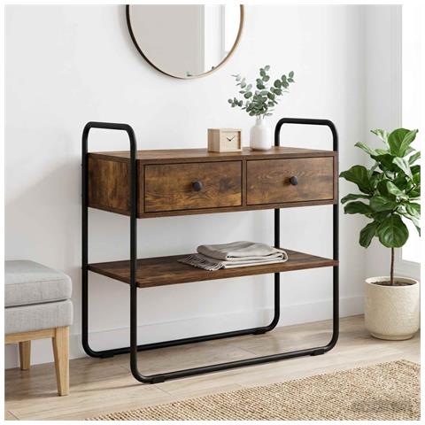 Tavolo consolle Rovere Fumo 100 x 40 x 75 cm - Foto 2