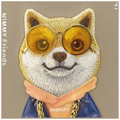 Custodia Iphone 17 Nimmy Glasses Cool Dog Color Sabbia - Foto 5