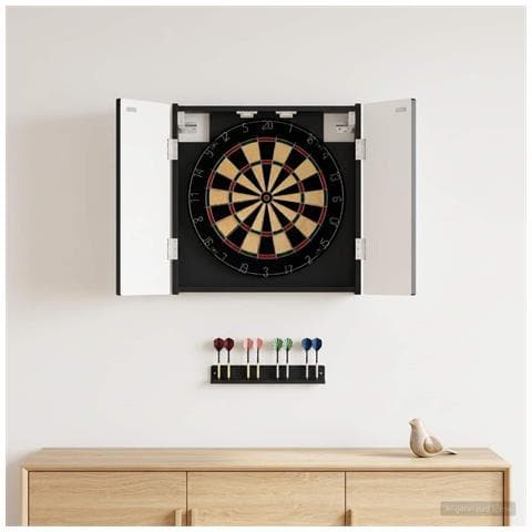 Armadio per Dartboard ALKMAAR Nero 52,5 x 10,5 x 53,5 cm - Foto 2